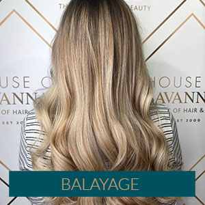balayage at house of savannah hairdressers in newcastle
