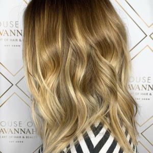 Blonde Balayage At House of Savannah Salon, Newcastle