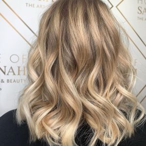 buttery blonde colours colour Melt Hair top Newcastle colour salon, House of Savannah