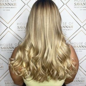 BLONDE HAIR COLOUR AT HOUSE OF SAVANNAH HAIR & BEAUTY SALON IN NEWCASTLE